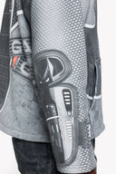 Cloud Grey Racer Hoodie