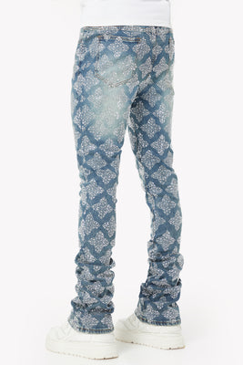 ヴィンテージブルーエンべリッシュデニム - Guapi Clothing