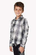 Cloud Grey Cross Kids Flannel
