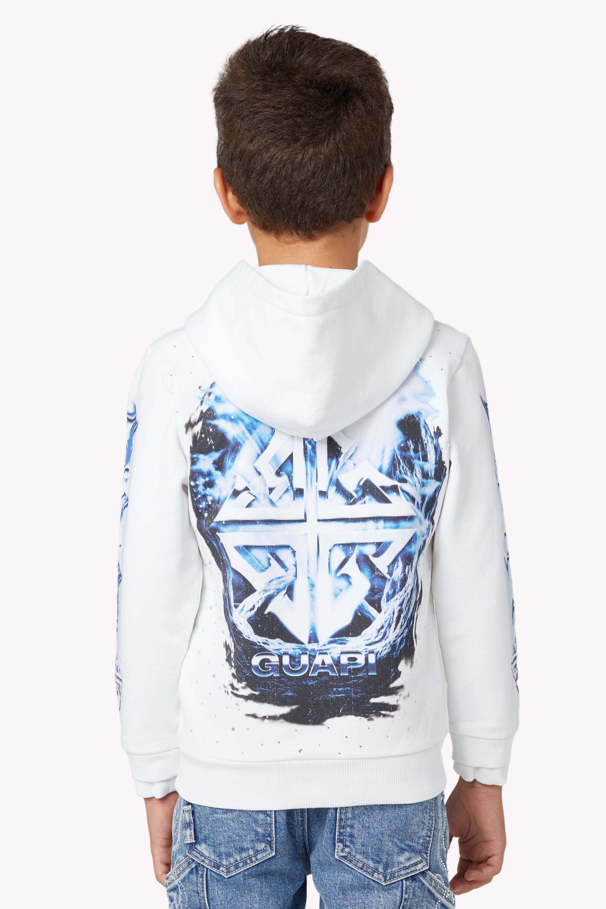 White Heavens Vault Kids Hoodie V1