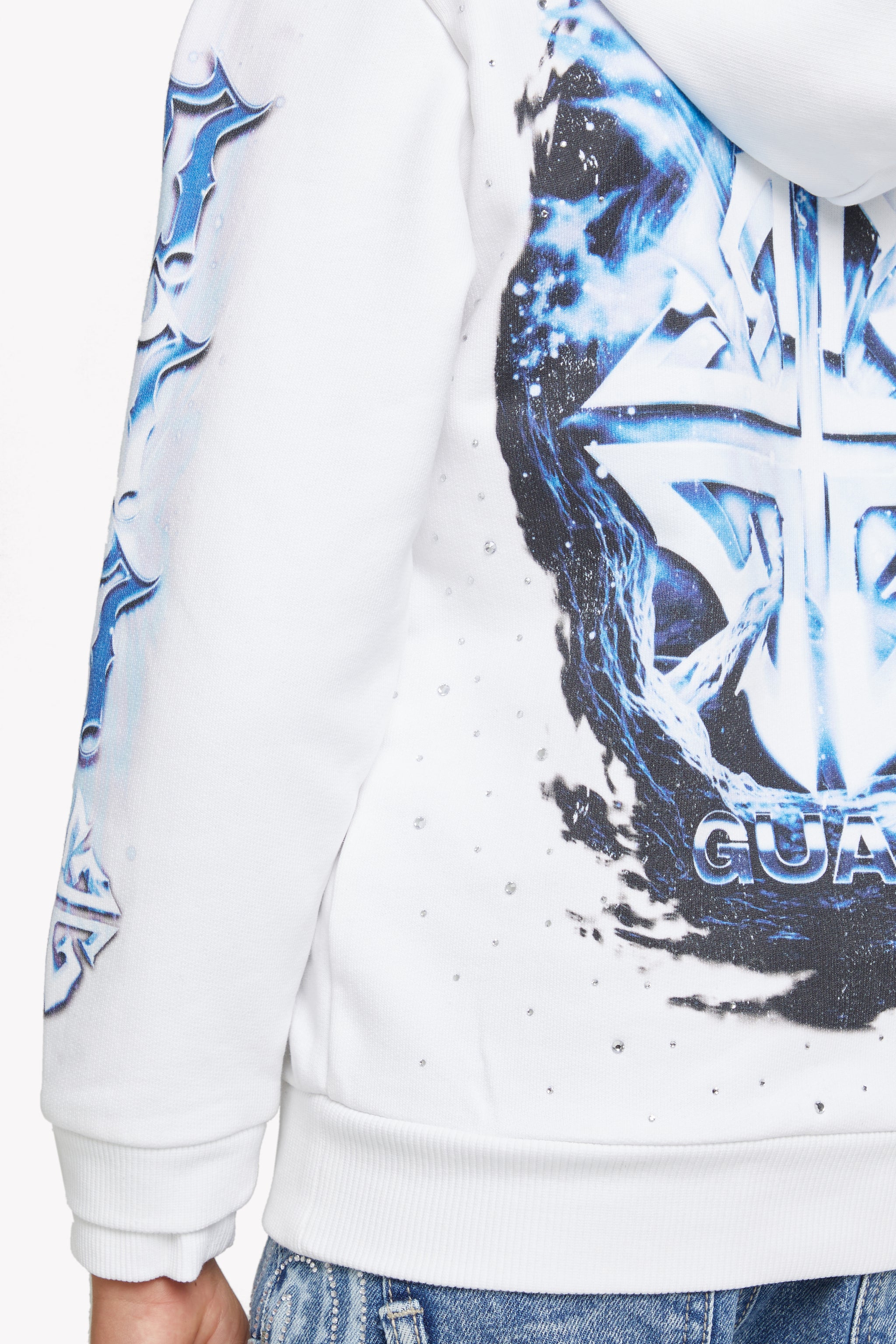 White Heavens Vault Kids Hoodie V1