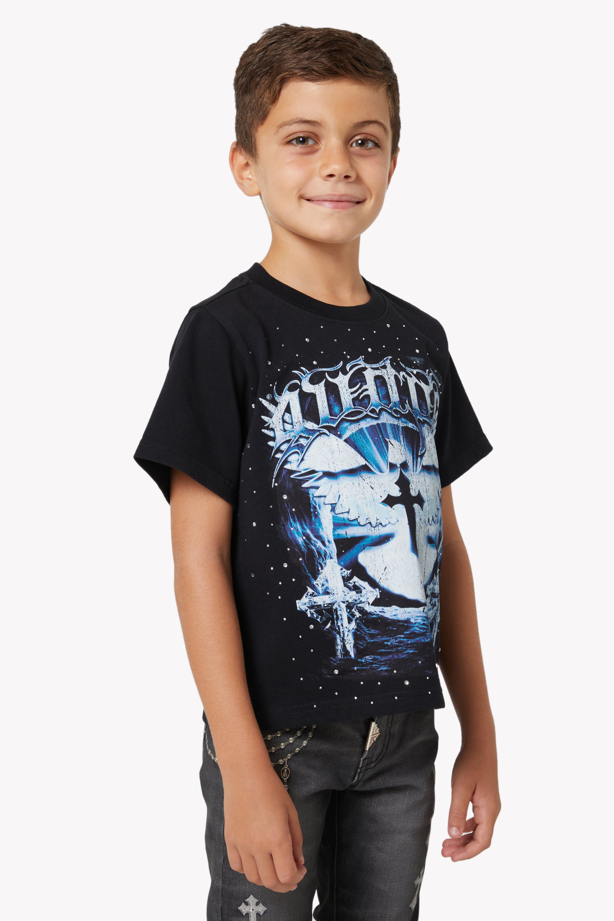 Black Heavens Vault Kids Tee V2