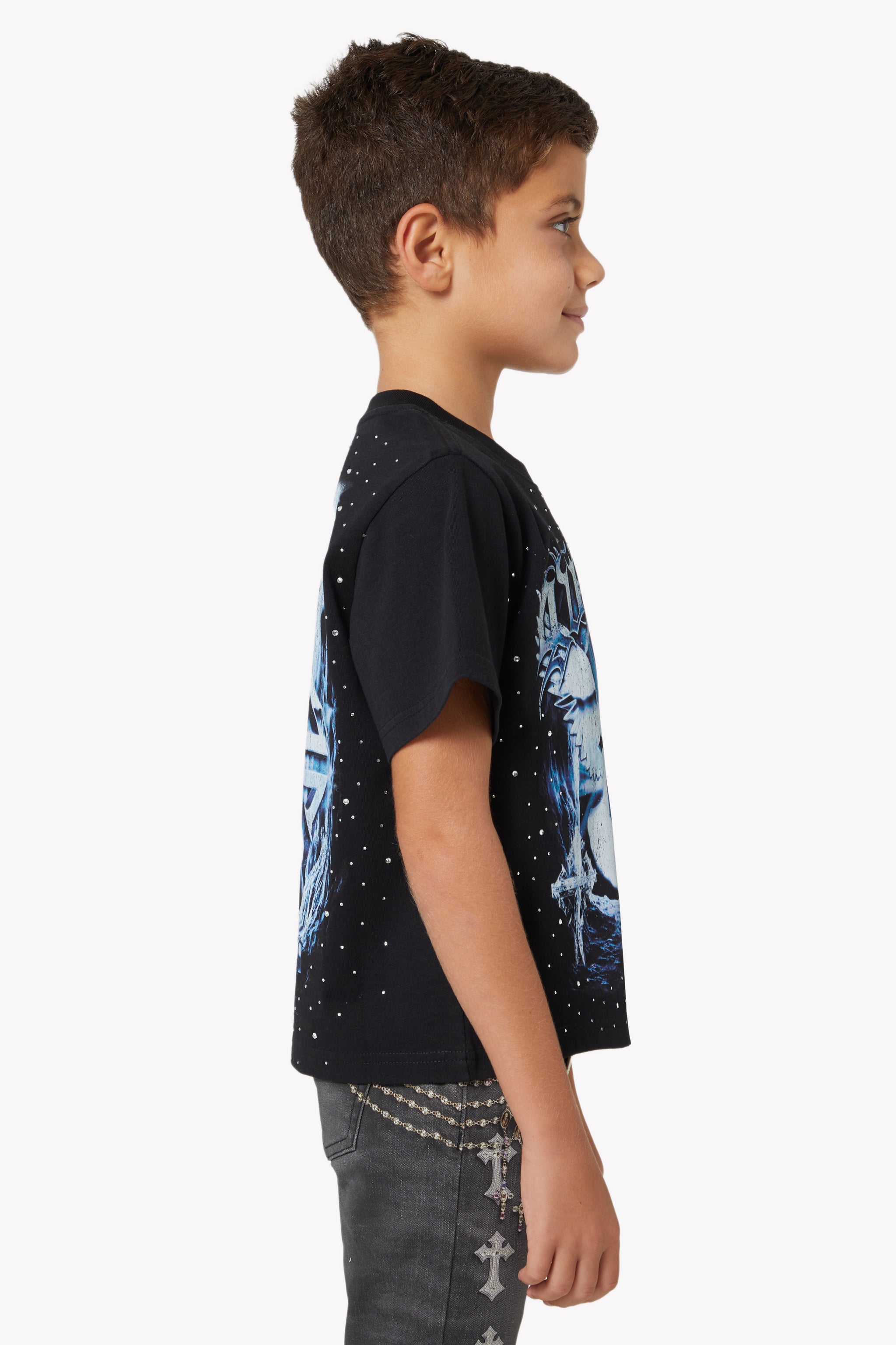 Black Heavens Vault Kids Tee V2