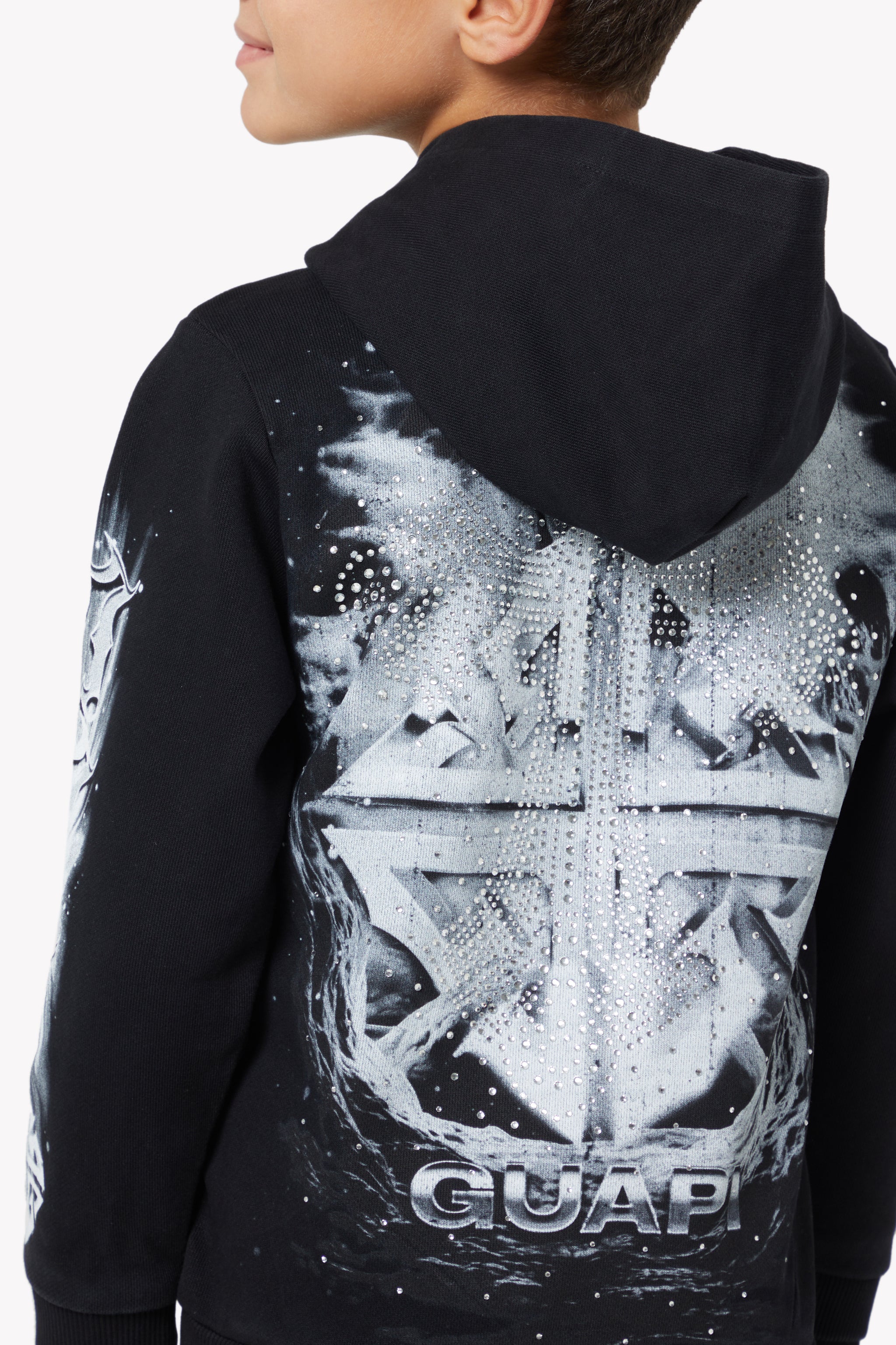 Black Heavens Vault Kids Hoodie V1