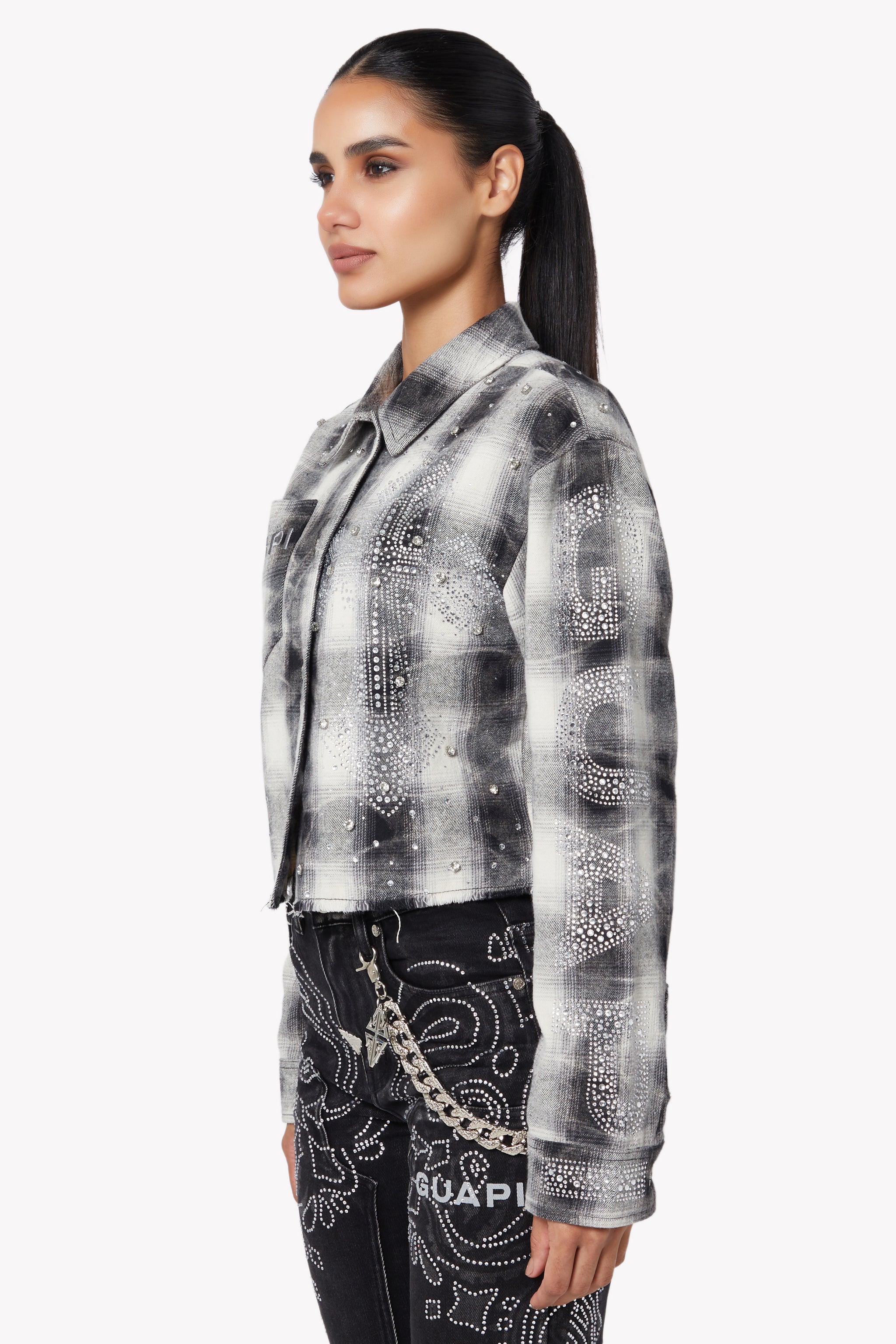 <tc>クラウドグレークロップドフランネル</tc>