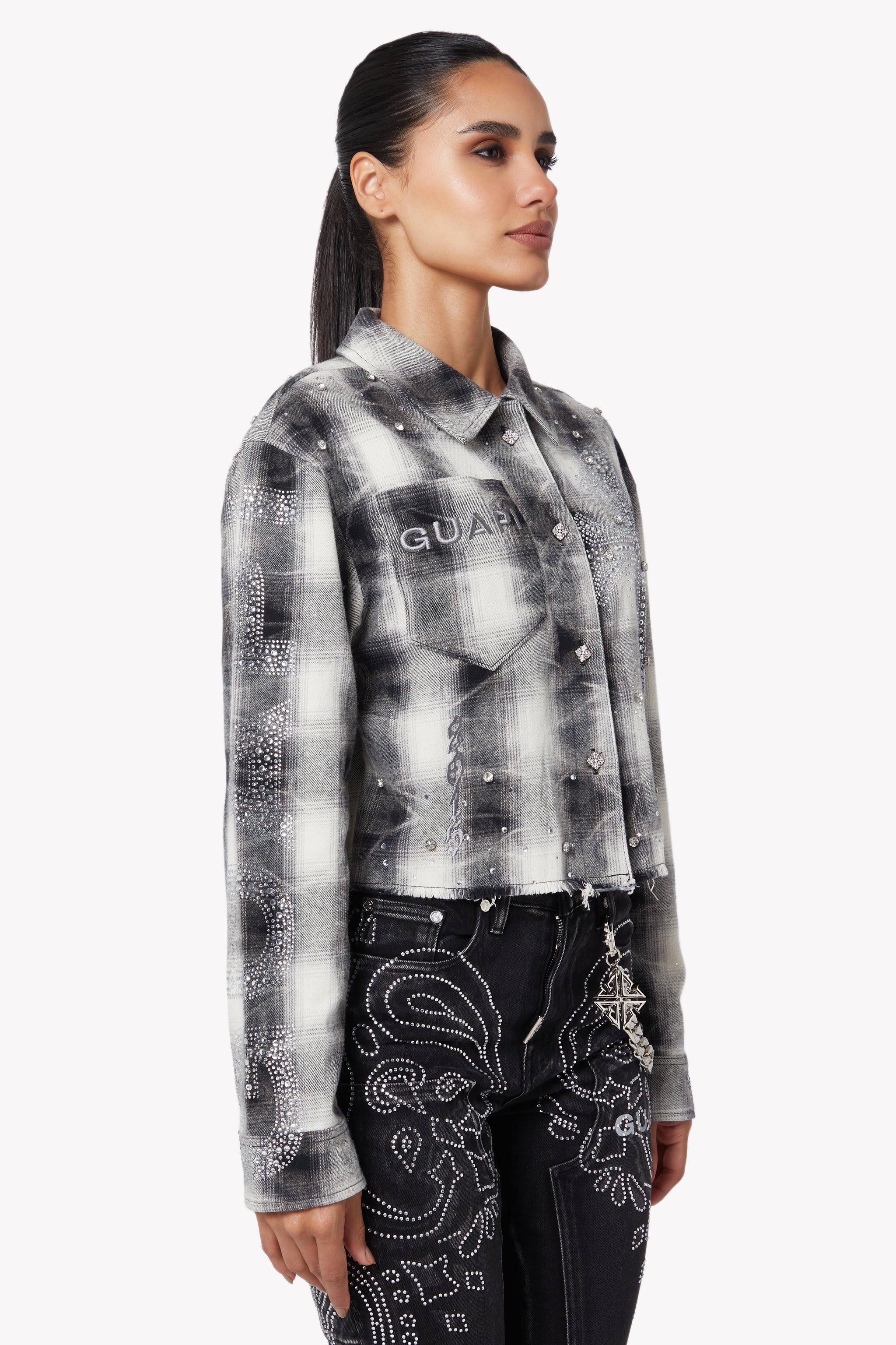 <tc>クラウドグレークロップドフランネル</tc>