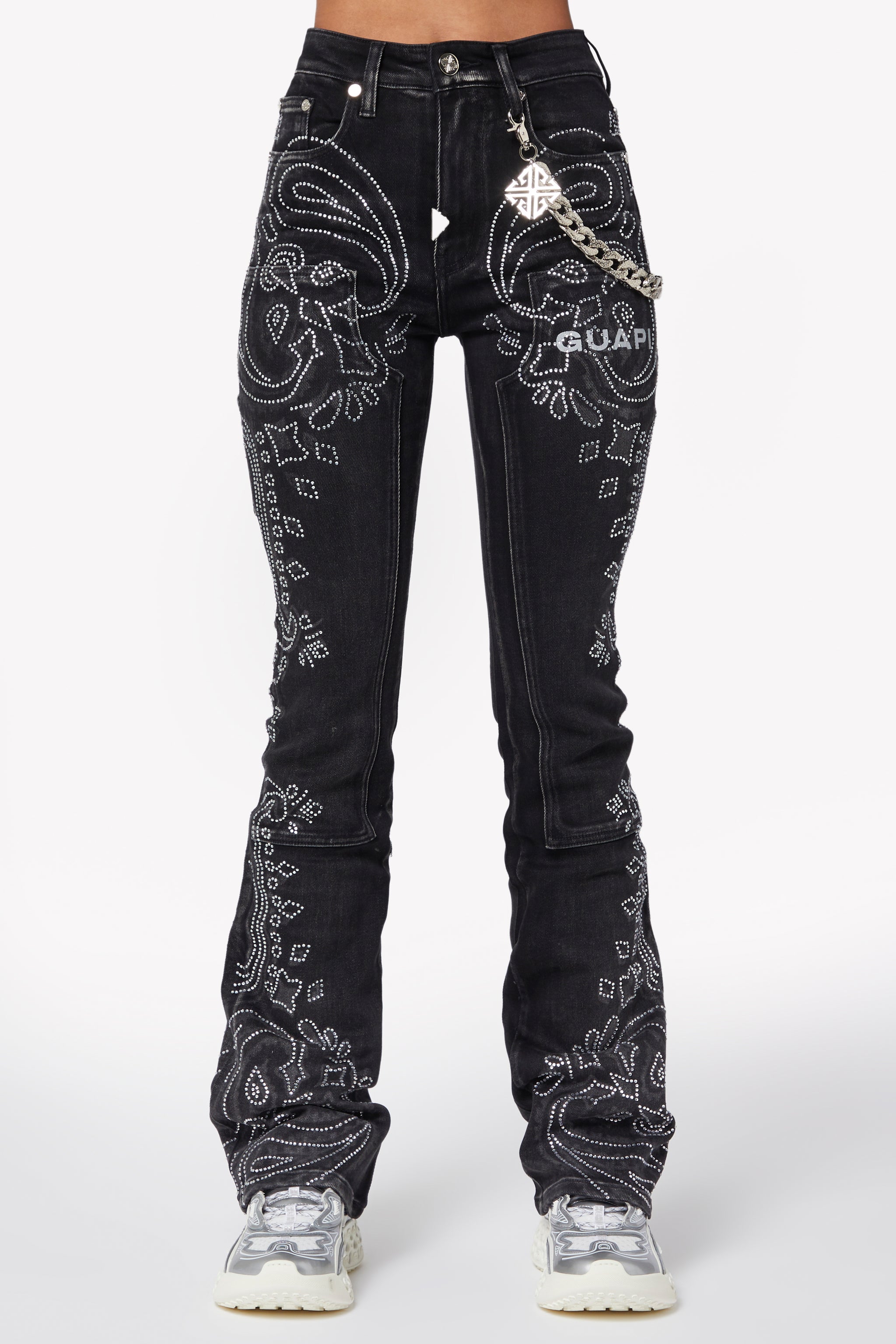 Black Diamond Paisley Denim