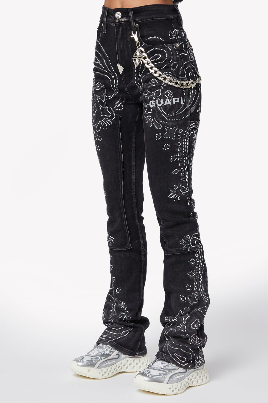 Black Diamond Paisley Denim