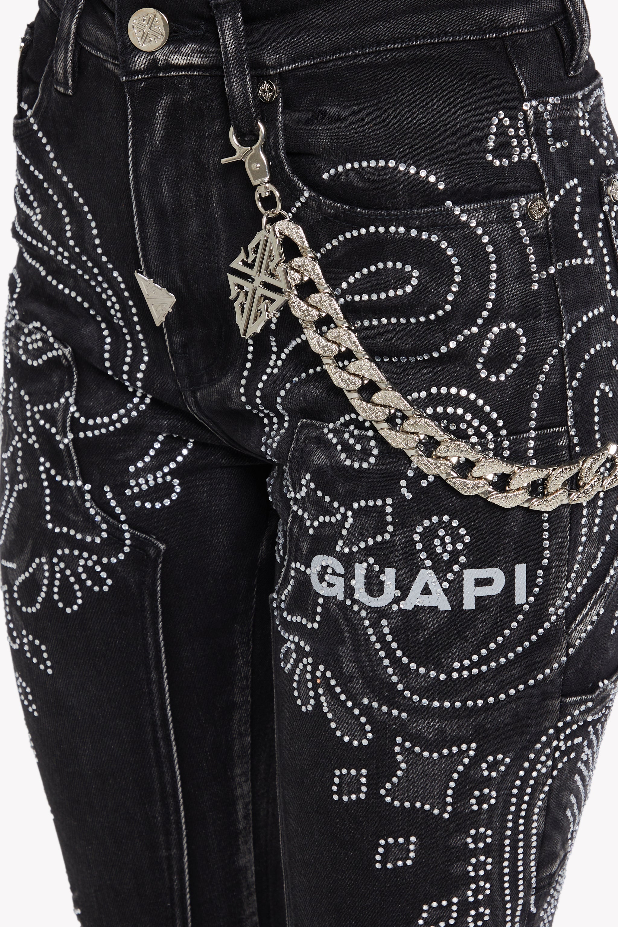 Black Diamond Paisley Denim