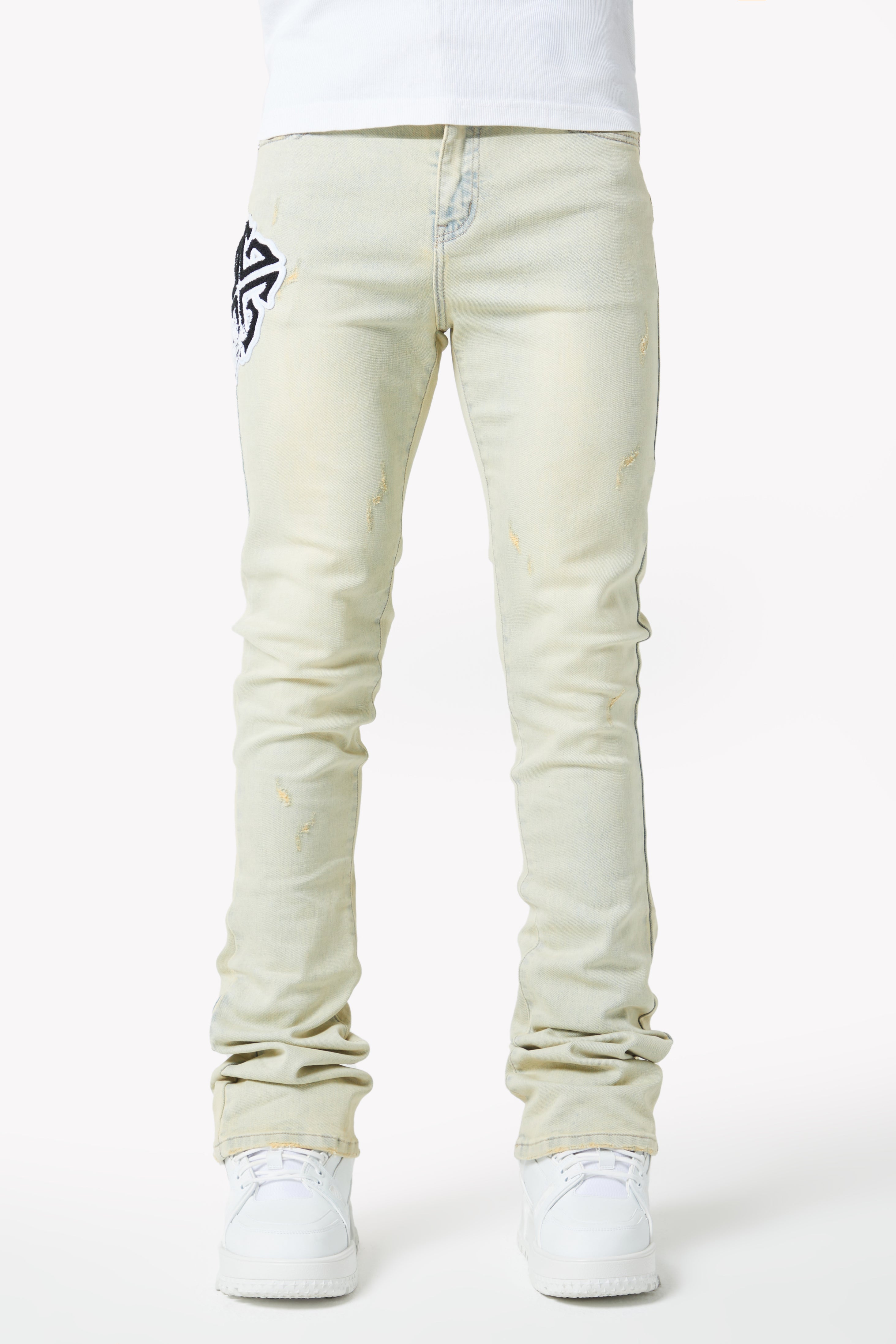 GUAPI vintage patch denim 30inch グアピ Vintage Patch Denim – GUAPI CLOTHING FZ-LLC