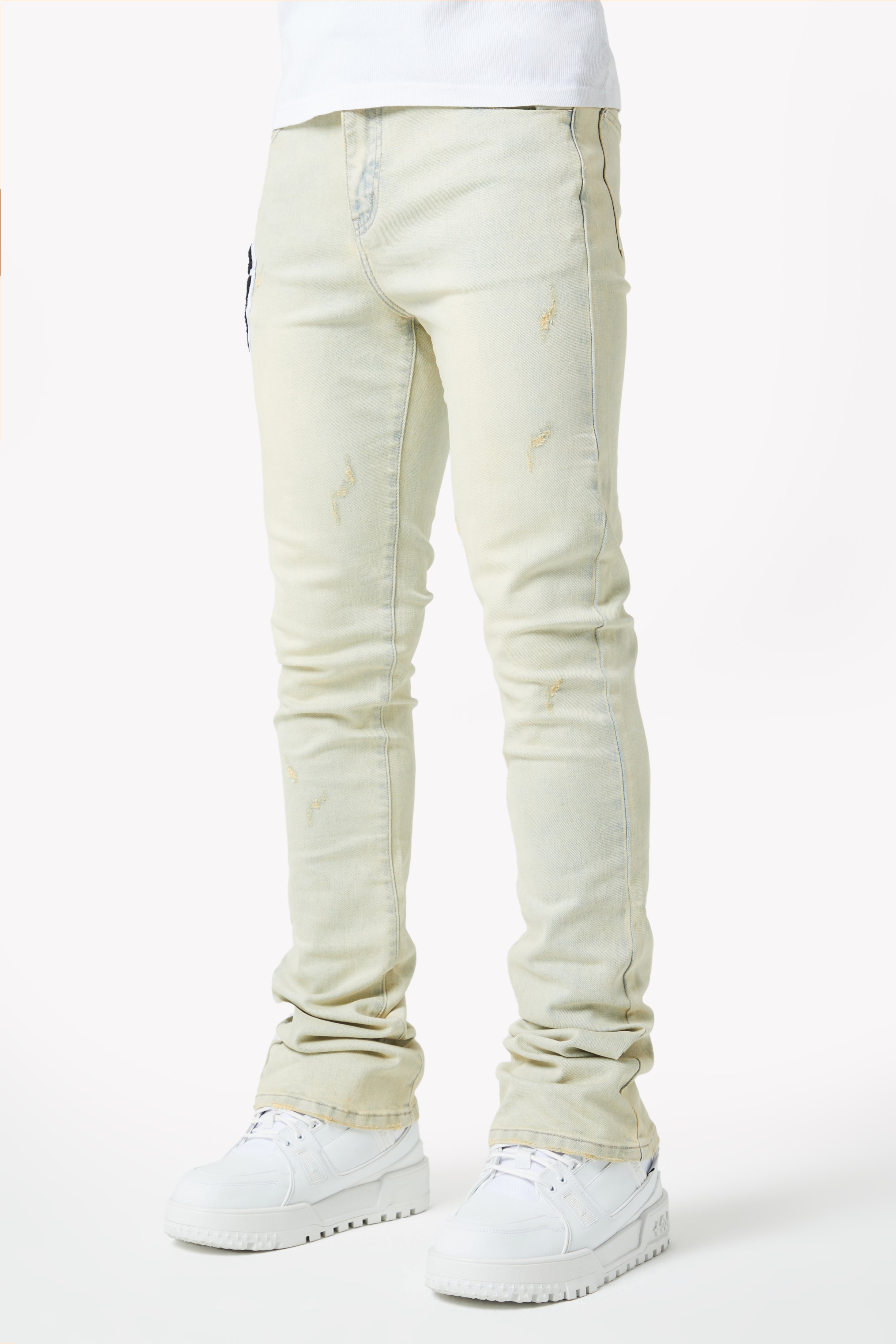 GUAPI vintage patch denim 30inch グアピ Vintage Patch Denim – GUAPI CLOTHING FZ-LLC