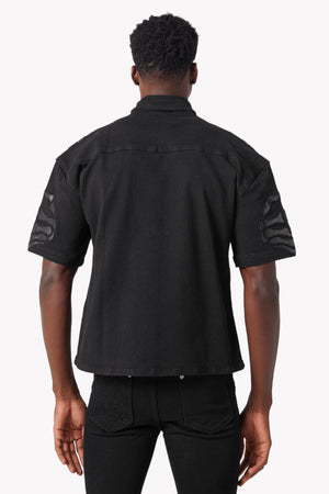 All Black Hell Dragger Denim Shirt