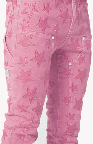 French Rose Star Denim