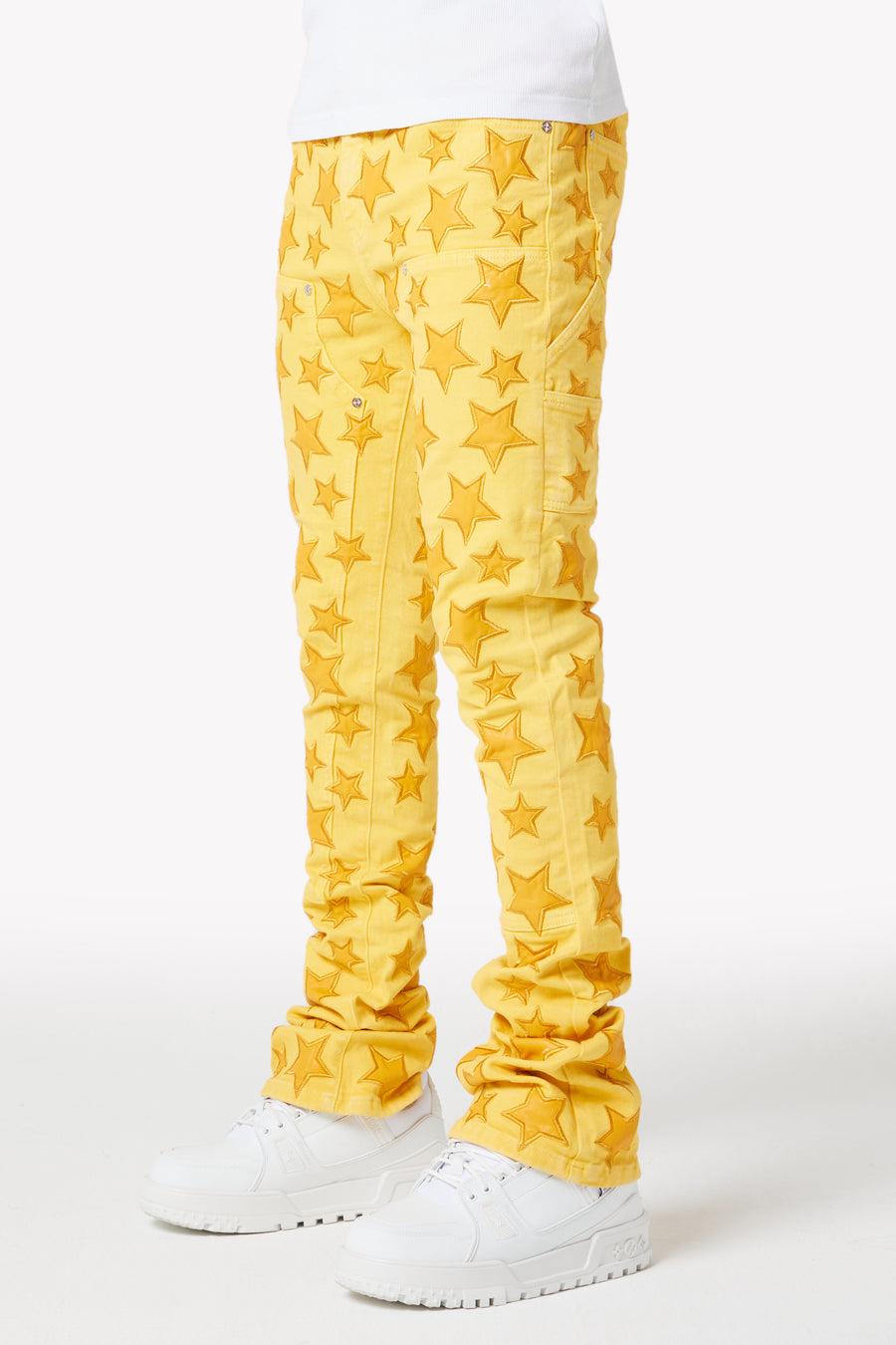 Cyber Yellow Stars Denim