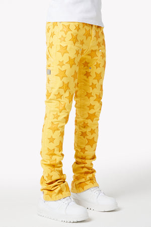 Cyber Yellow Stars Denim