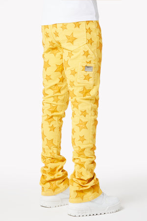 Cyber Yellow Stars Denim