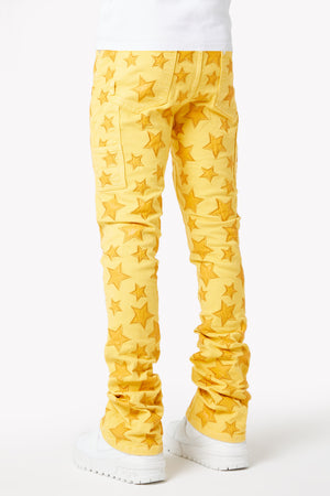 Cyber Yellow Stars Denim