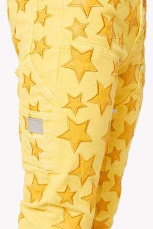 Cyber Yellow Stars Denim