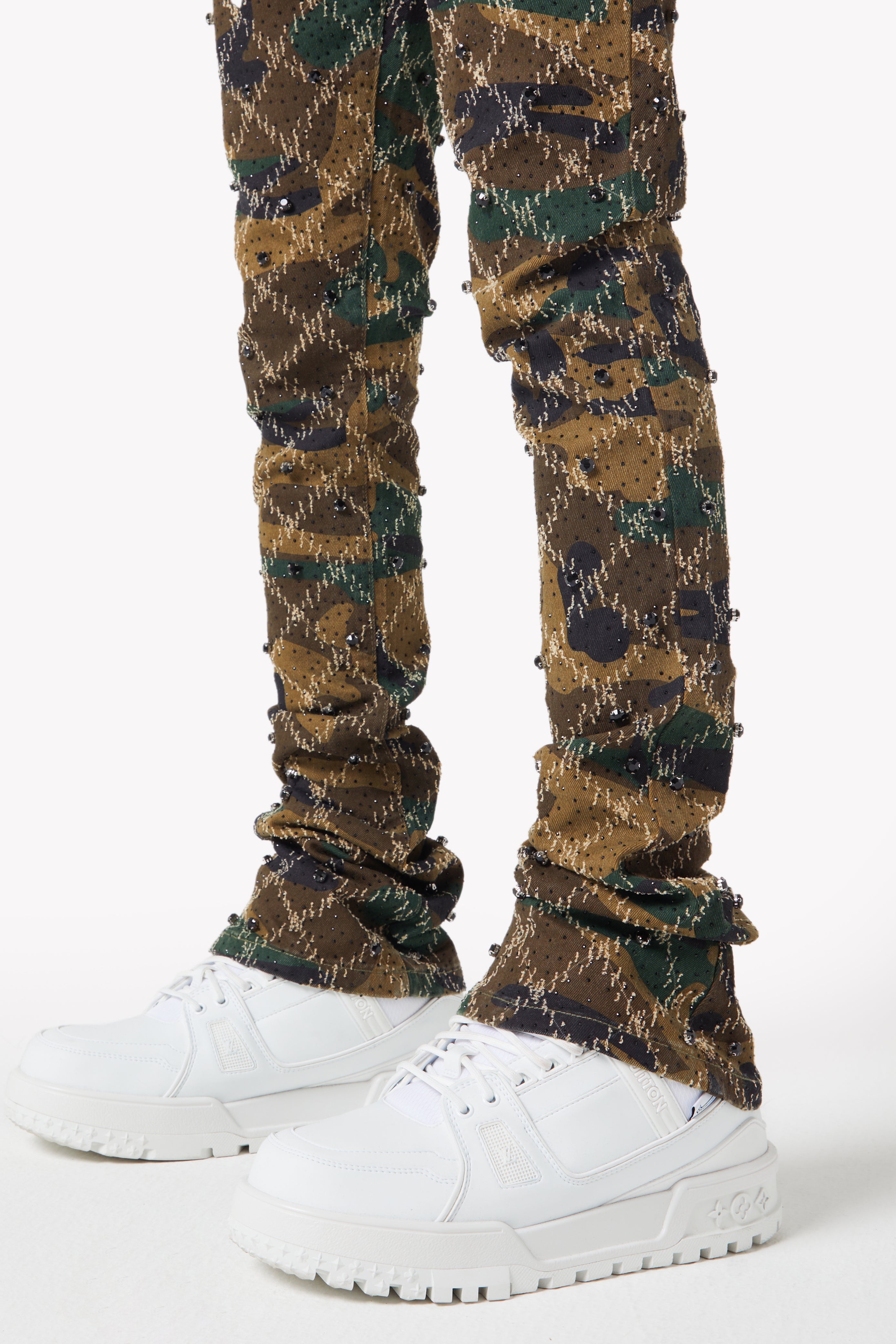 Camo Embellished Denim Pant – Guapi Clothing