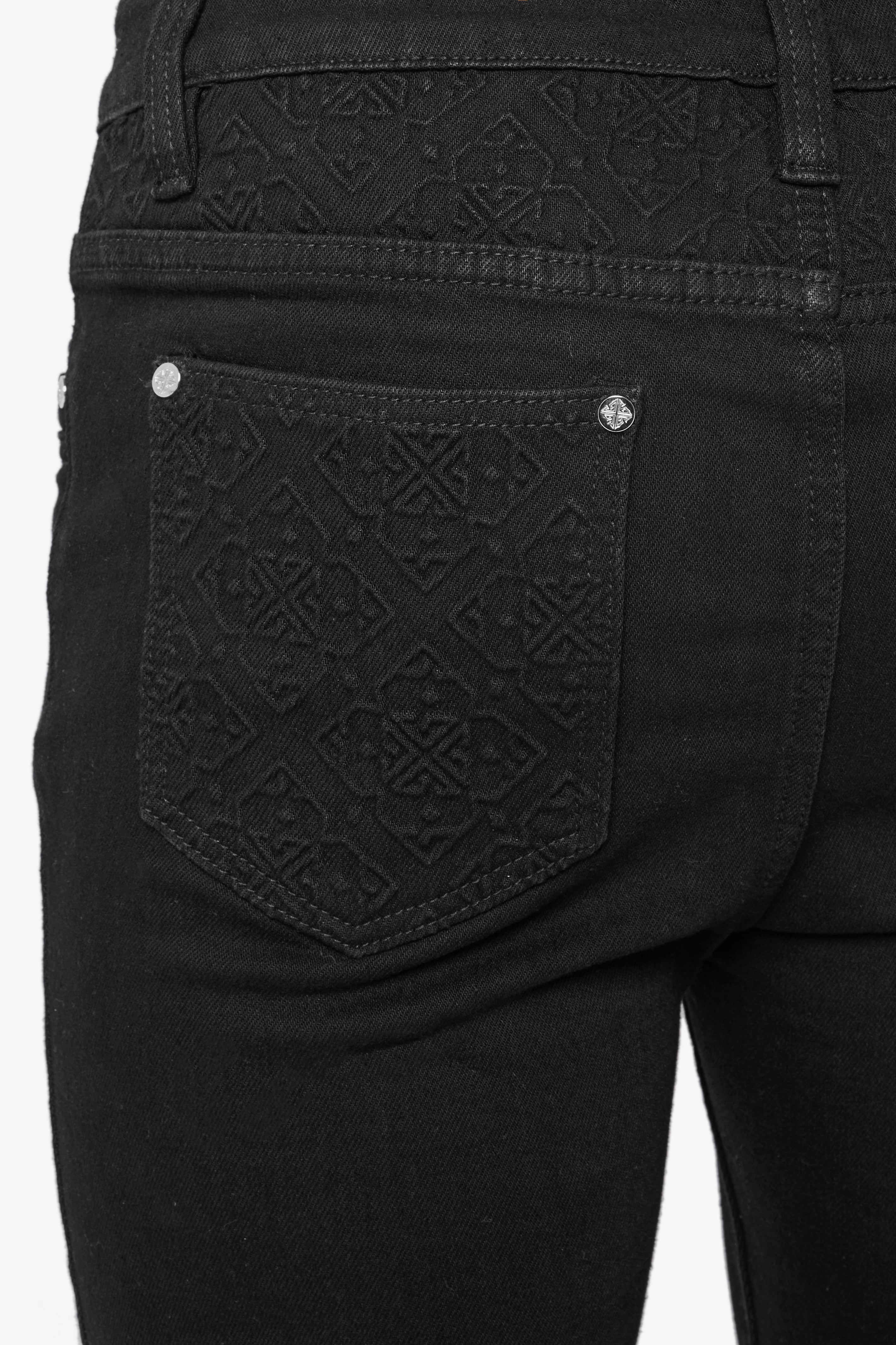 Obsidian Black Basics Stacked Denim – Guapi Clothing