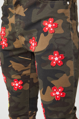 Camo Blossom Denim V2