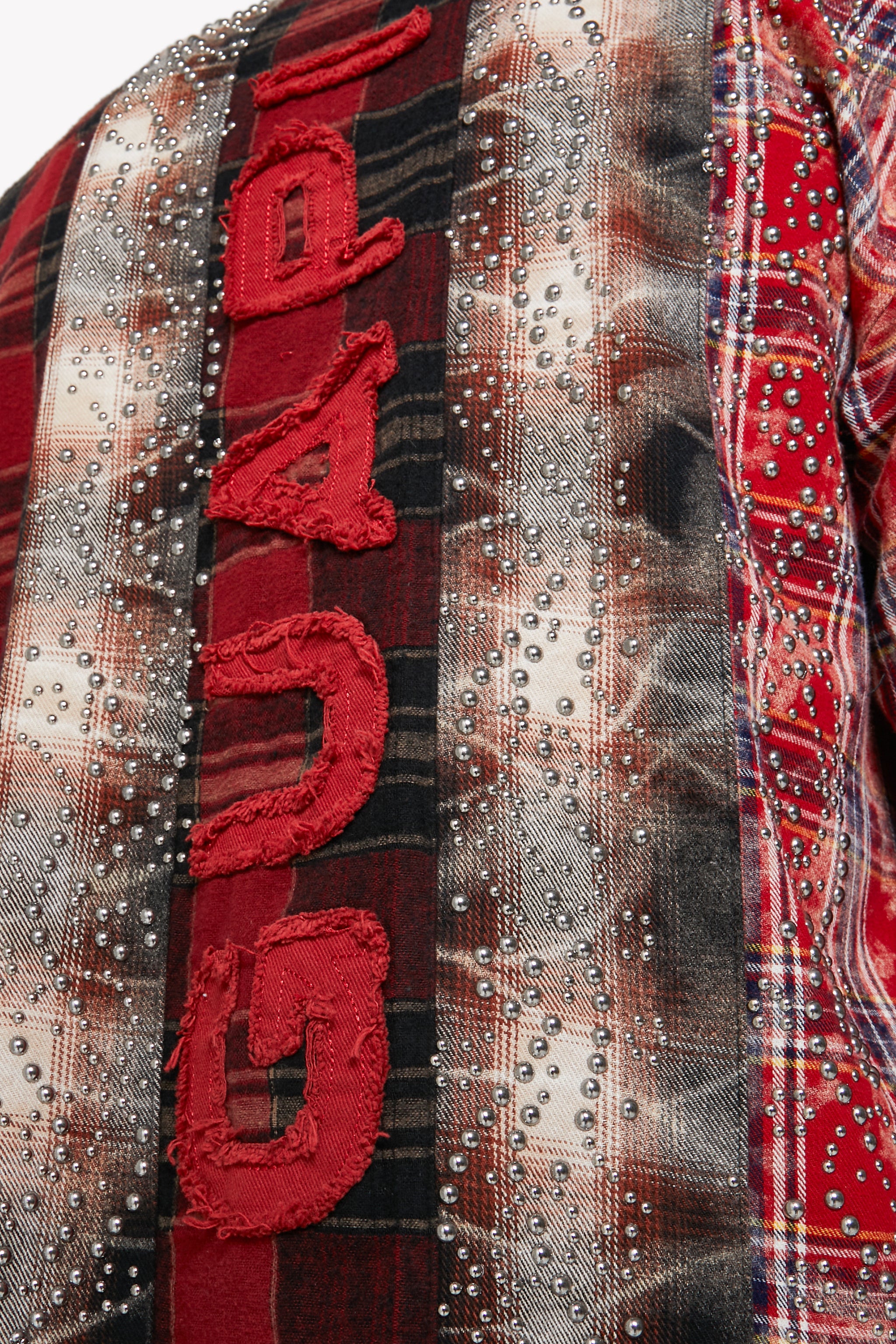 Blood Red Patch Flannel