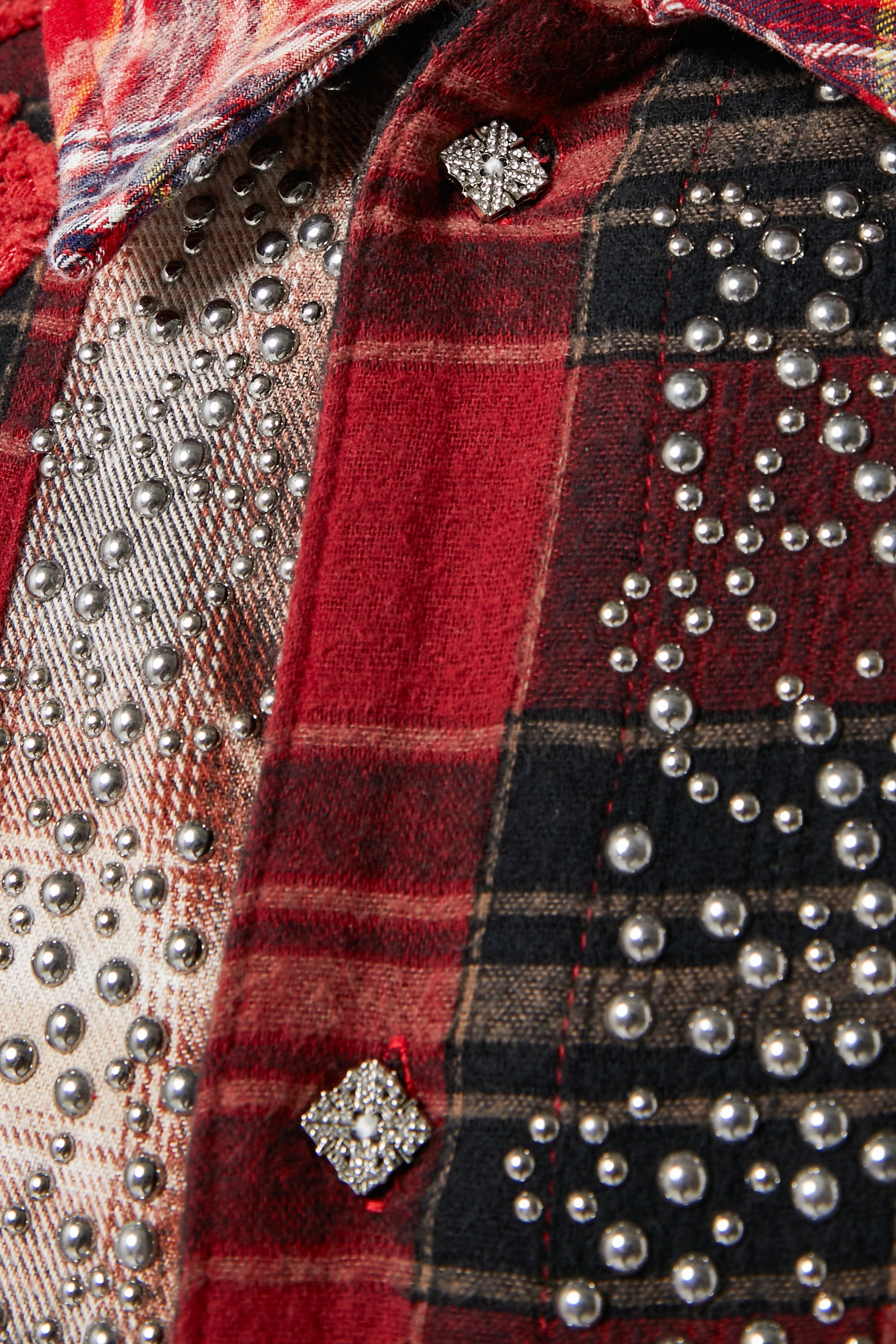 Blood Red Patch Flannel