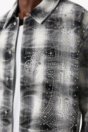 Cloud Grey Cross Flannel