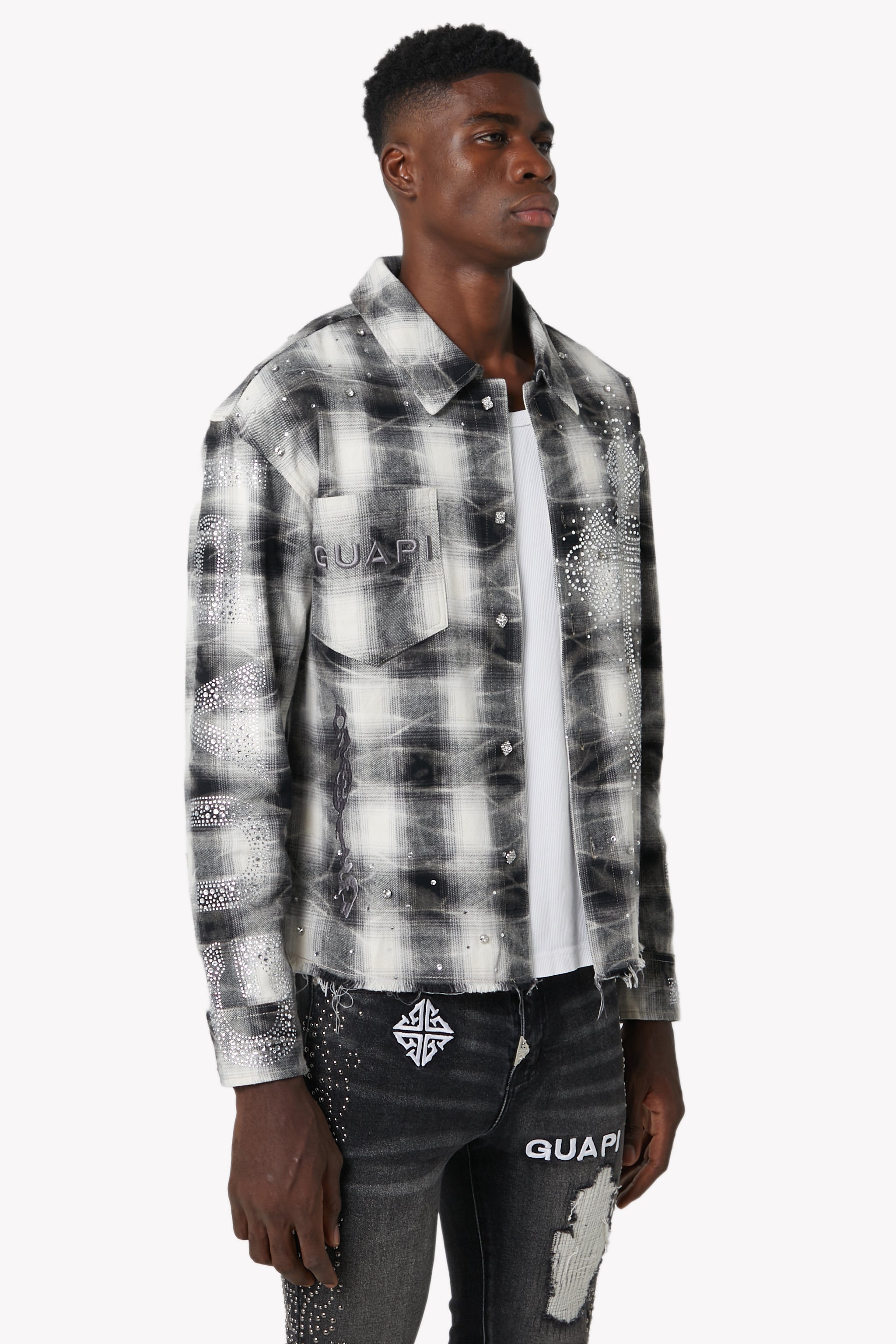 Cloud Grey Cross Flannel