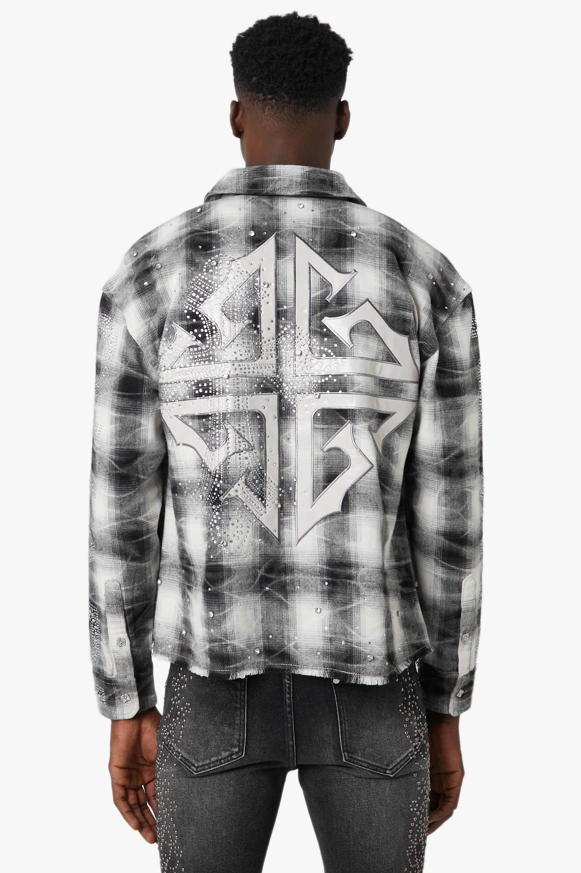 Cloud Grey Cross Flannel