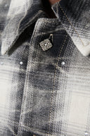 Cloud Grey Cross Flannel