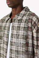 Mocha Crescent Flannel