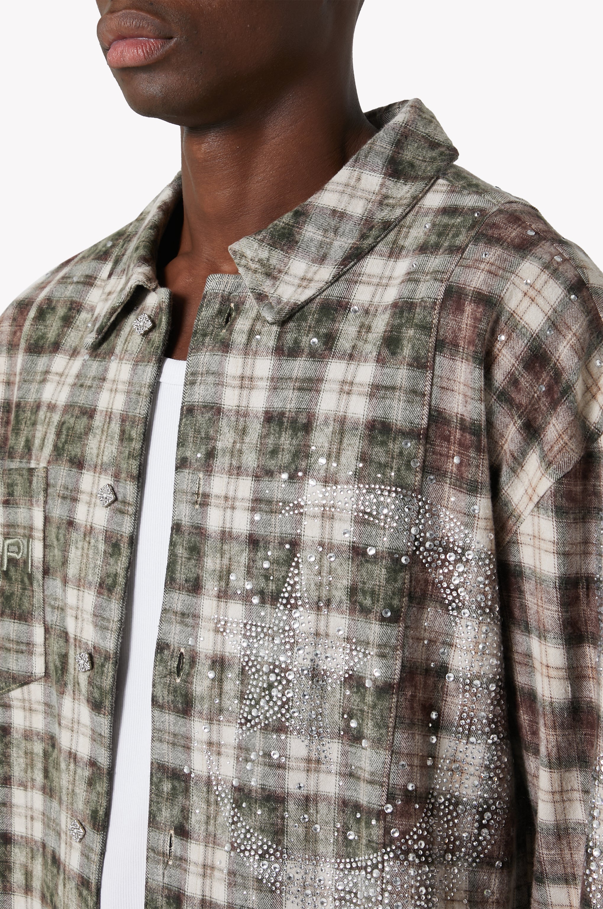 Mocha Crescent Flannel