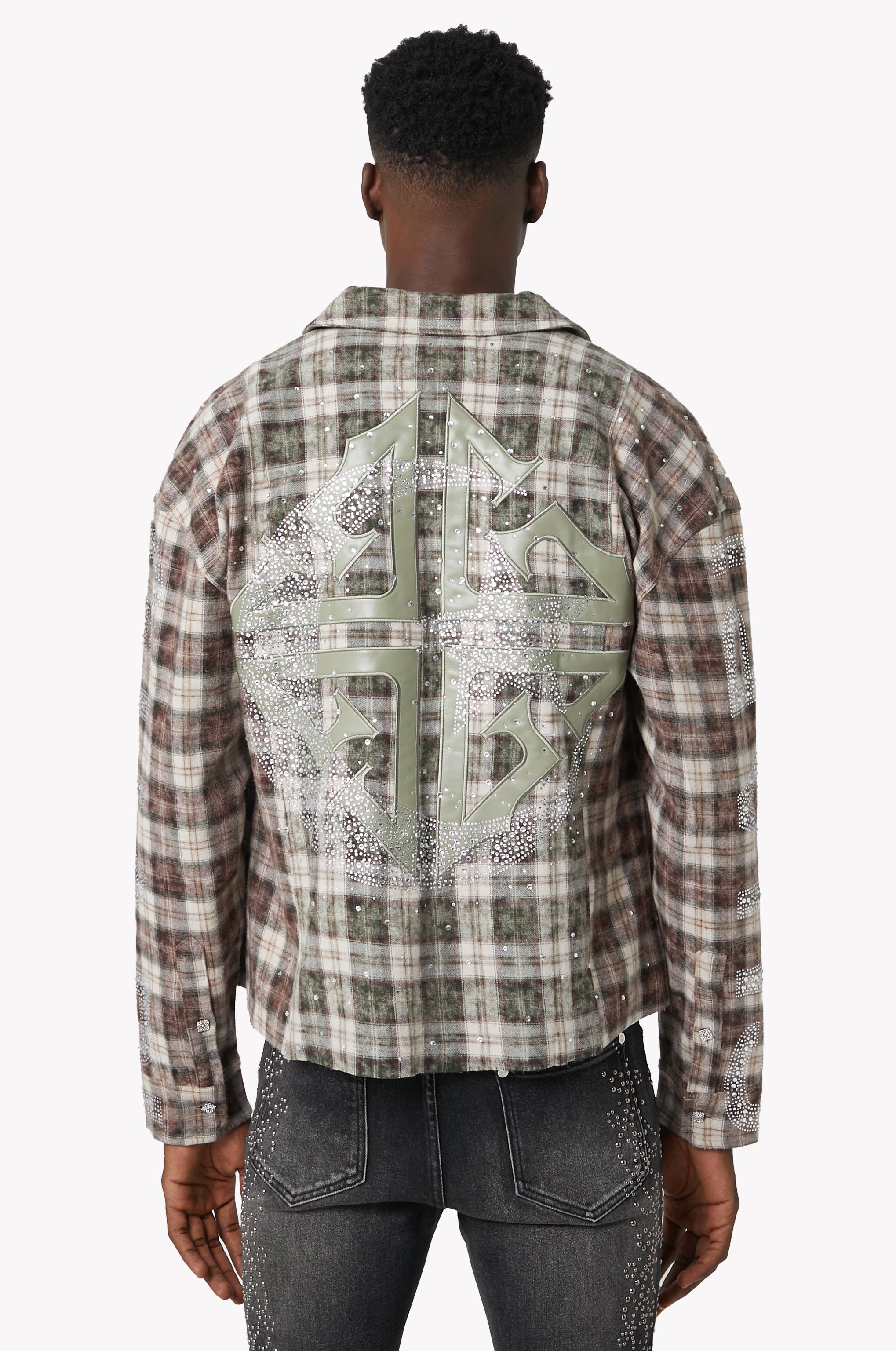 Mocha Crescent Flannel