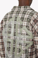 Mocha Crescent Flannel