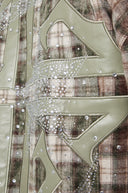 Mocha Crescent Flannel