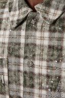 Mocha Crescent Flannel