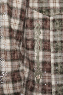 Mocha Crescent Flannel