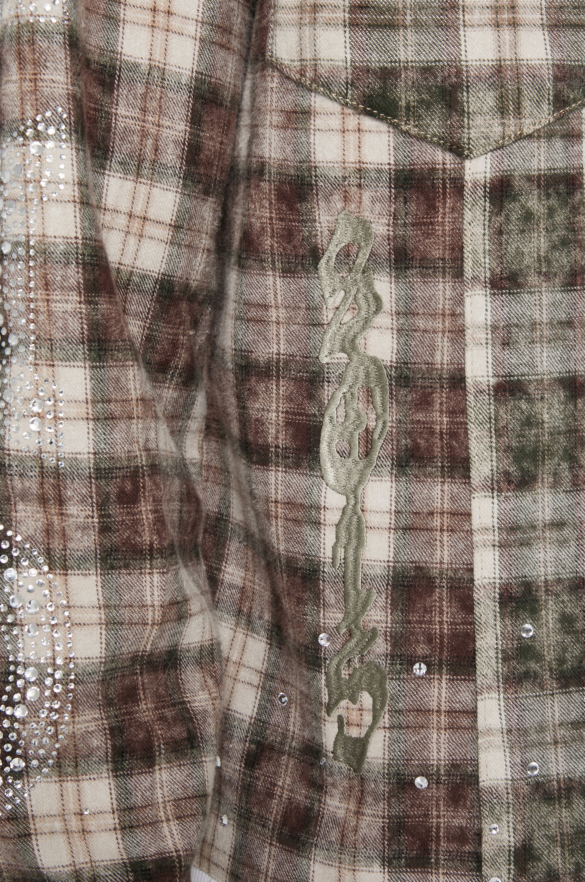 Mocha Crescent Flannel