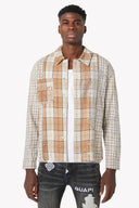 Cream Cross Flannel
