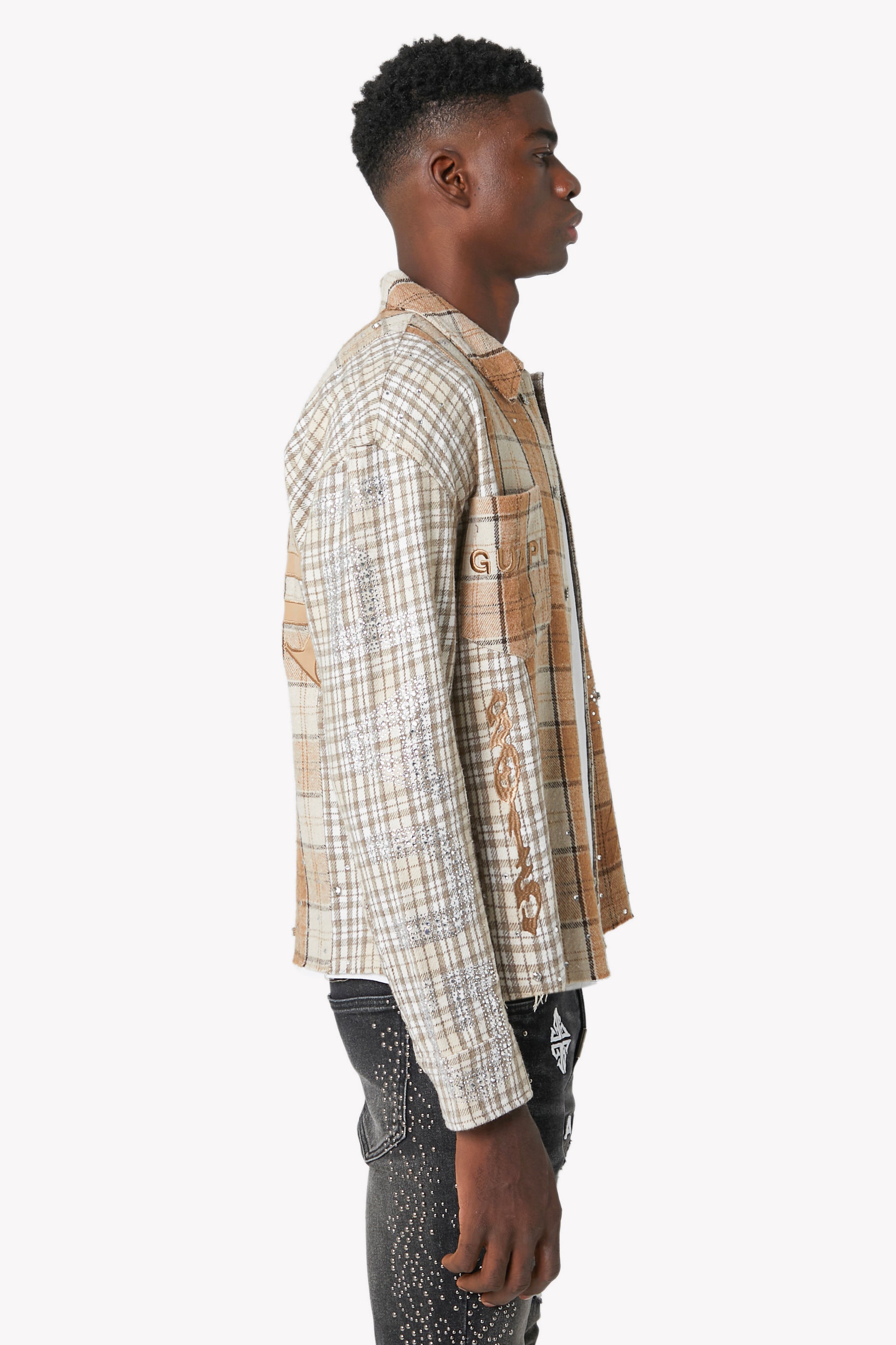 Cream Cross Flannel