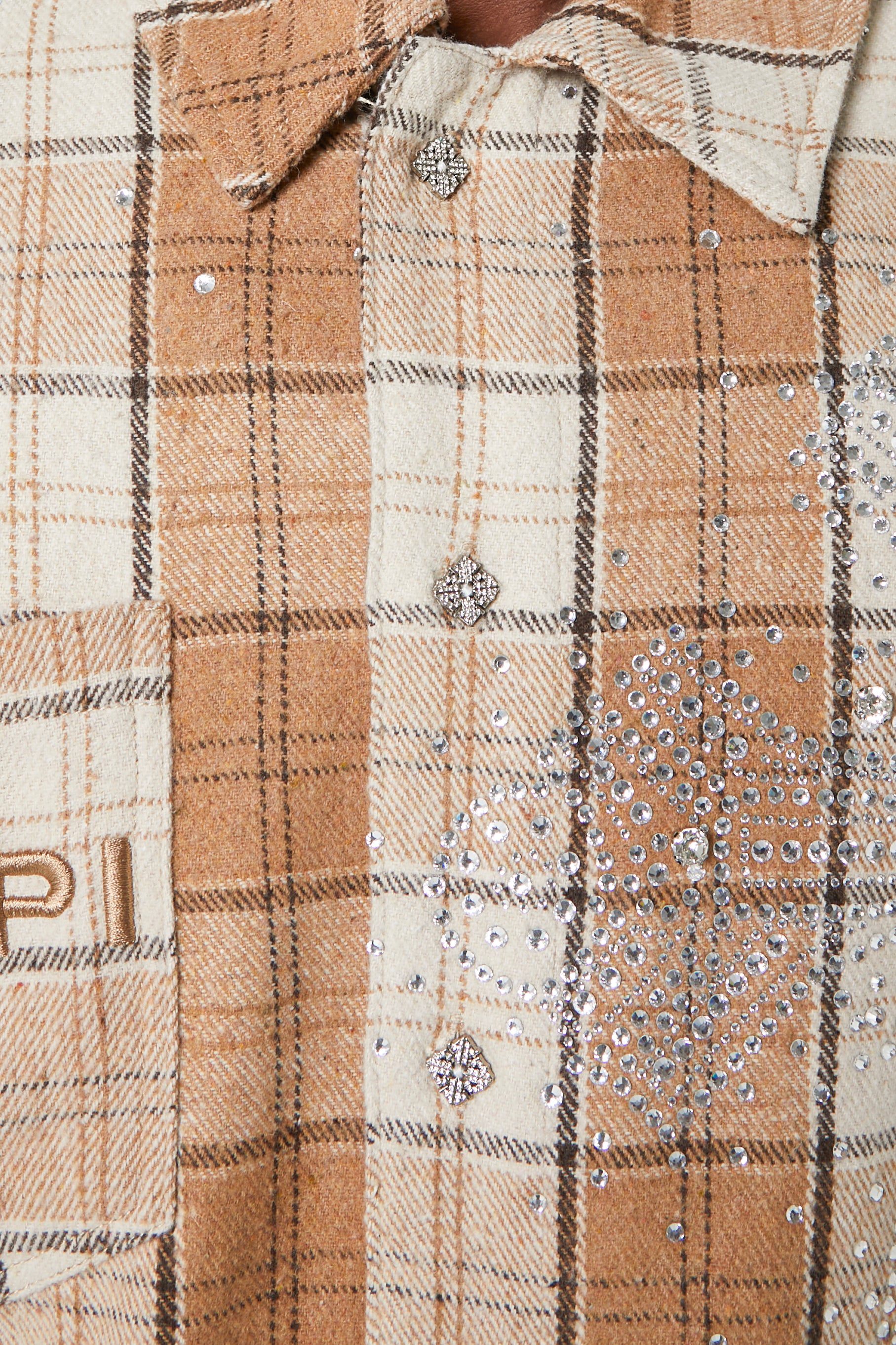 GUAPI ⁄ cloud grey cross flannel