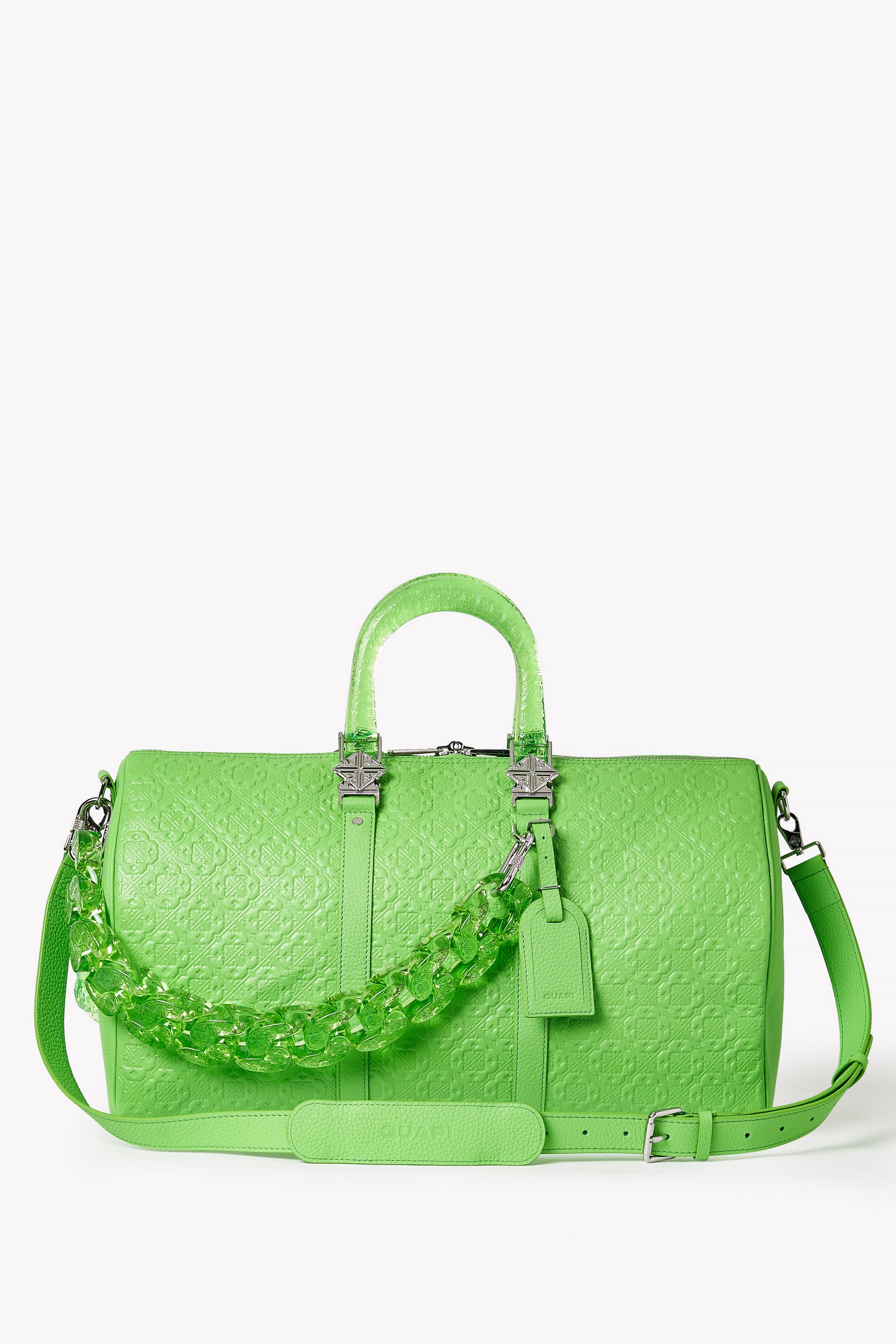 Slime Green Duffle Bag