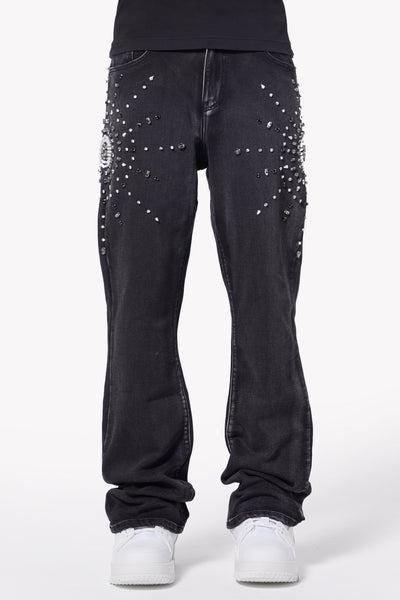 パンツ GUAPI MONOGRAM EMBELLISHED DENIM 28inch 17_DEC-