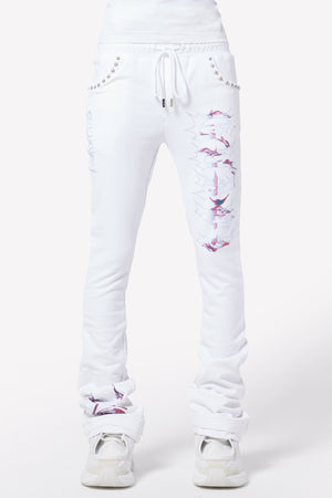 Ghost White Conquer Sweat Pants