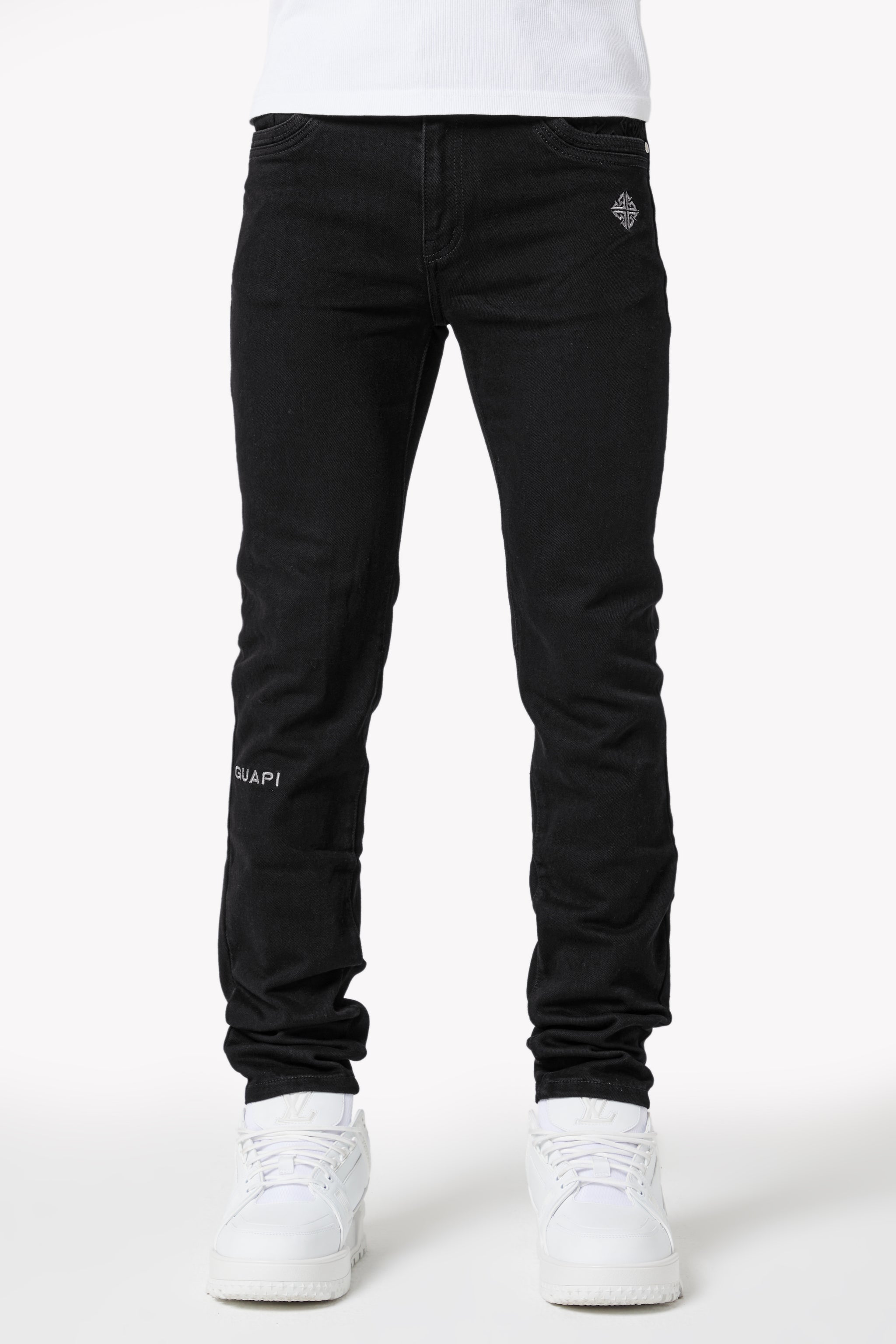Obsidian Black Basics Regular Denim