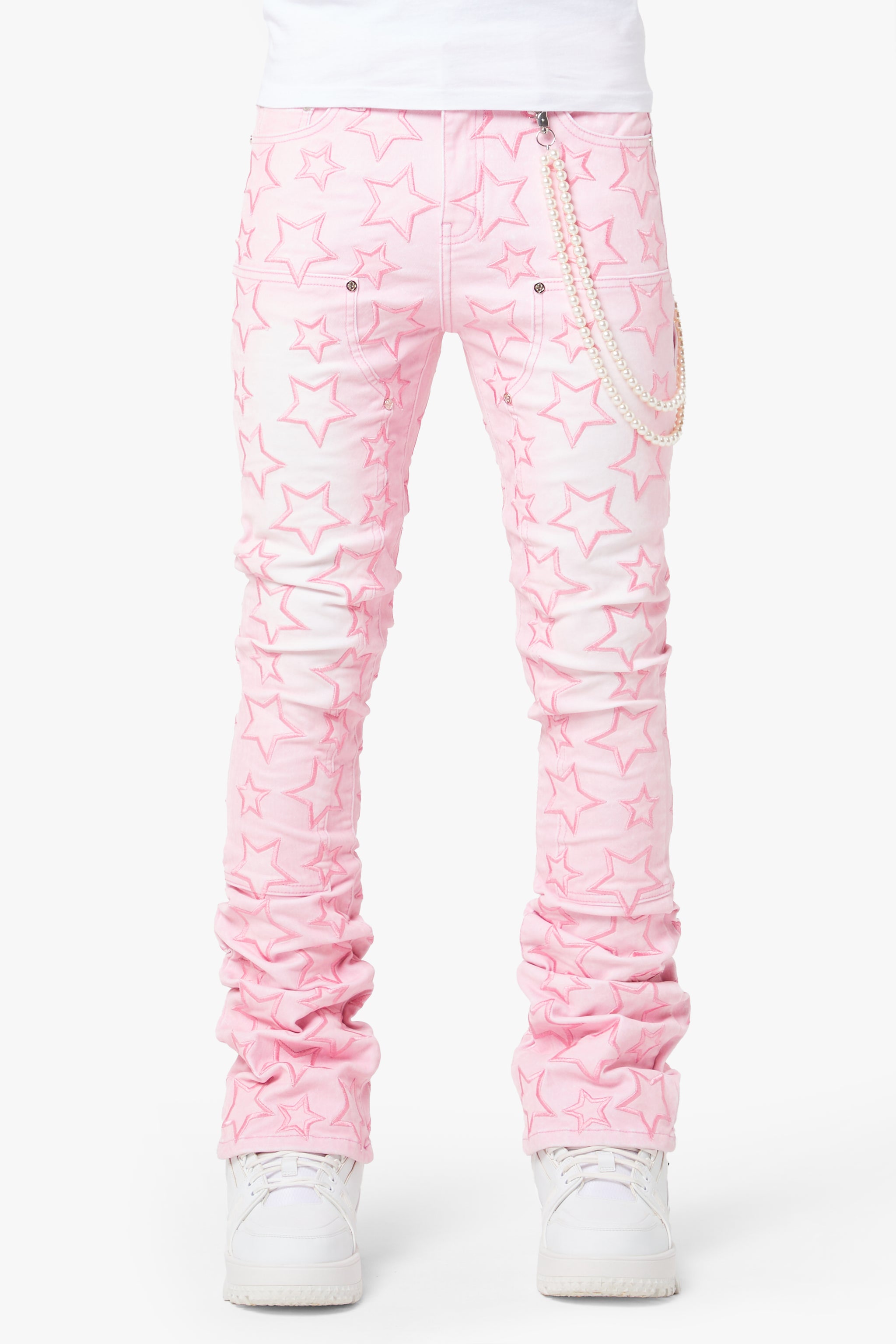 French Rose Stars Denim