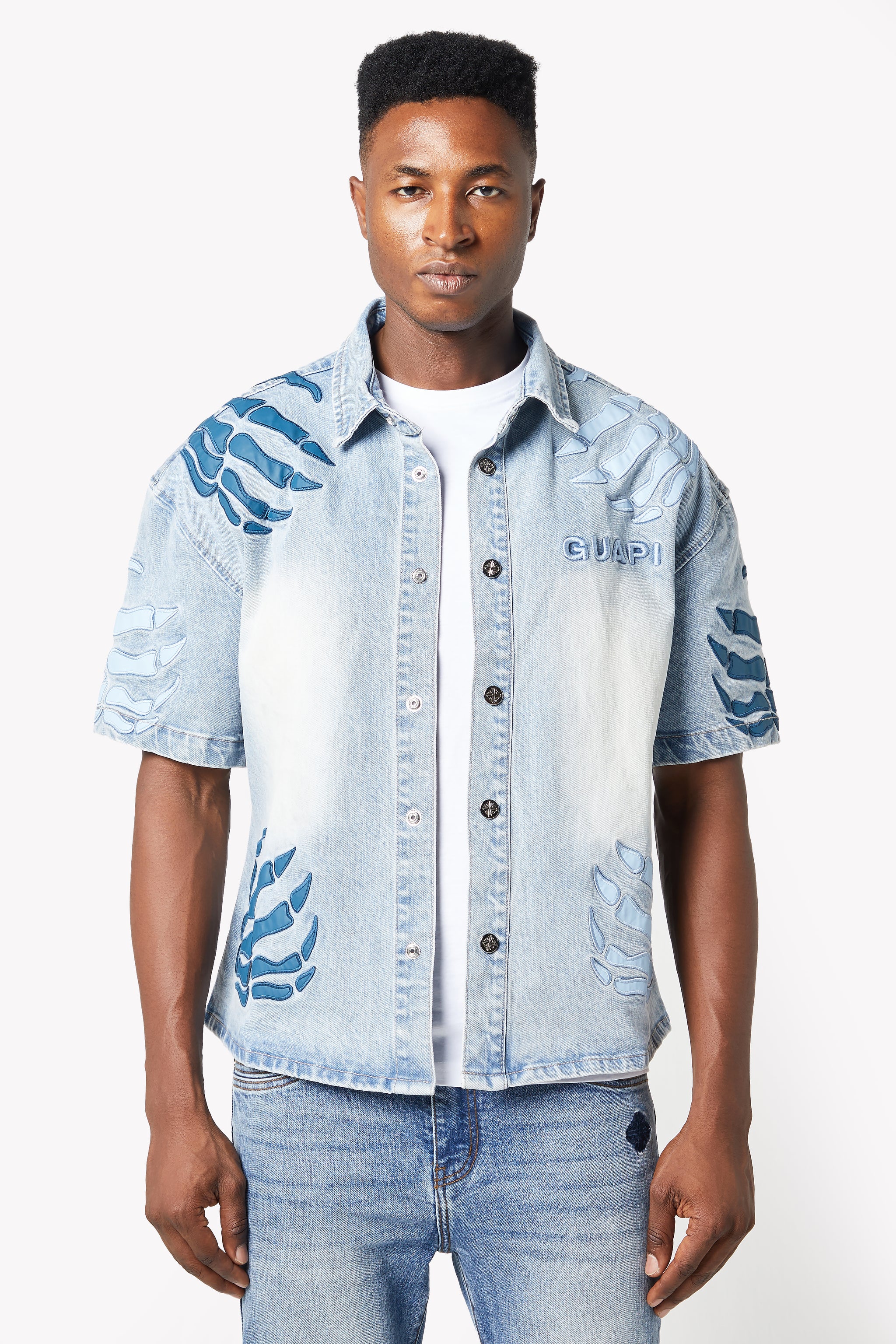 Aqua Blue Hell Dragger Shirt
