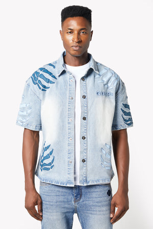 Aqua Blue Hell Dragger Shirt