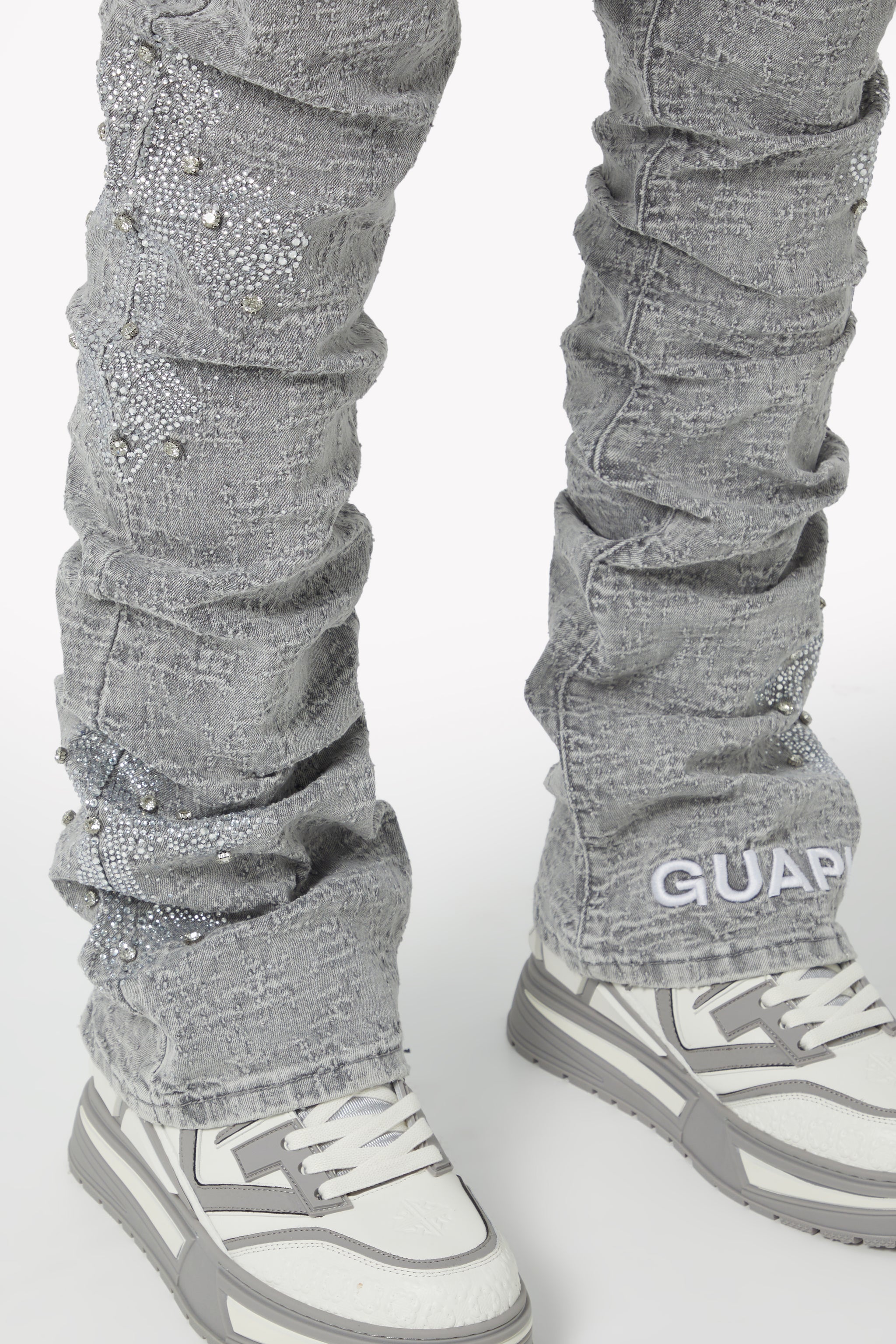 <tc>スモークグレーダメージクロスデニム</tc>